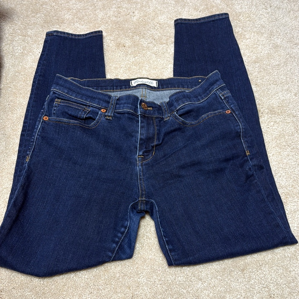 Madewell Skinny Blue Jeans